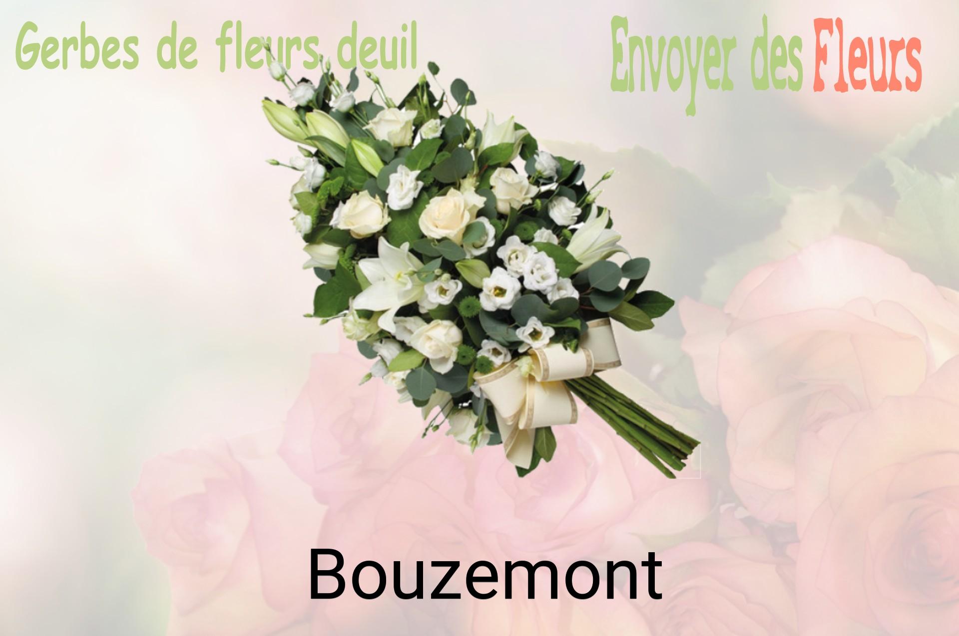 Gerbe de fleurs de deuil livrée à Bouzemont